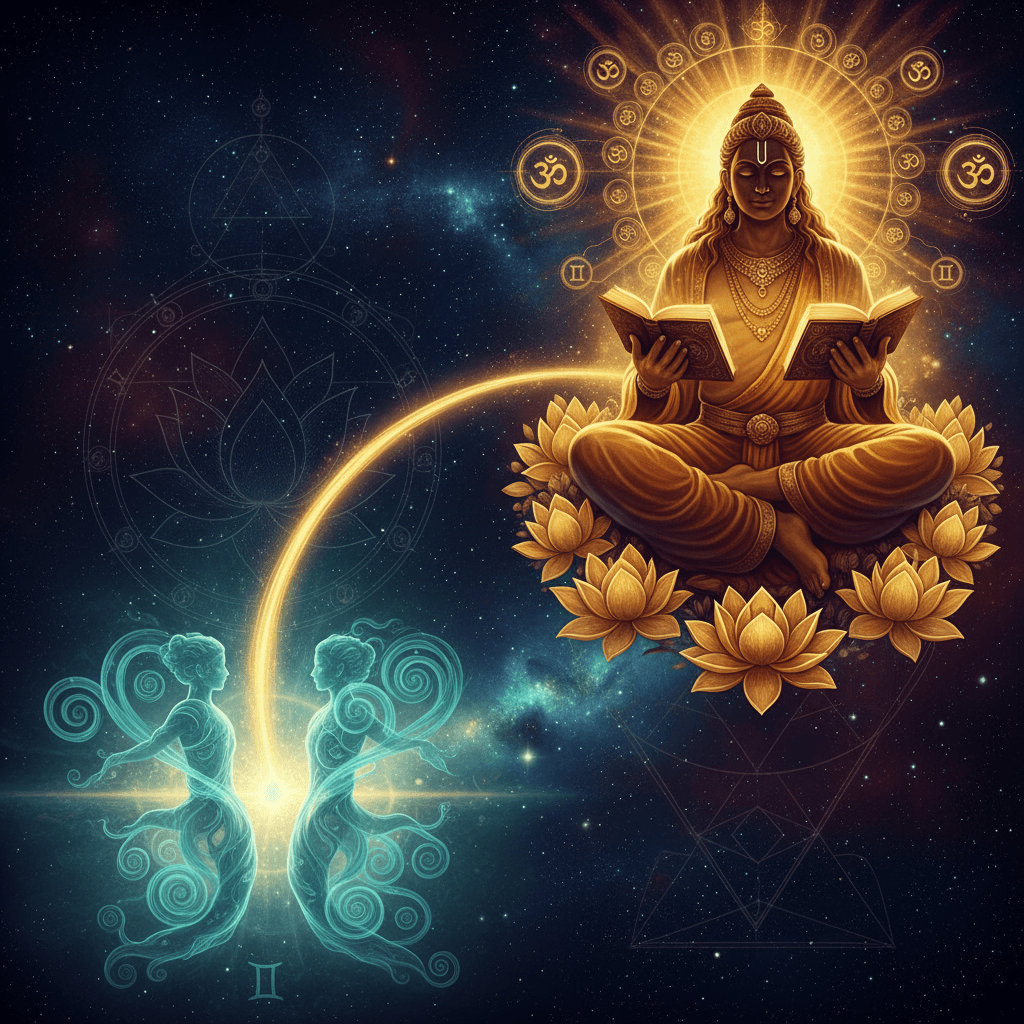 Jupiter Mahadasha for Mithun Lagna (Gemini ascendant) — Vedic astrology composition
