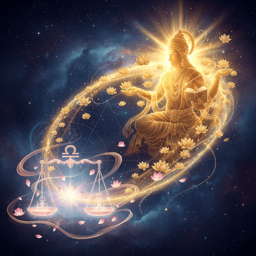 Jupiter Mahadasha for Tula Lagna (Libra ascendant) — Vedic astrology composition