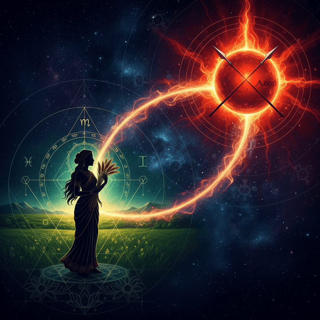 Mars Mahadasha for Kanya Lagna (Virgo ascendant) — Vedic astrology composition