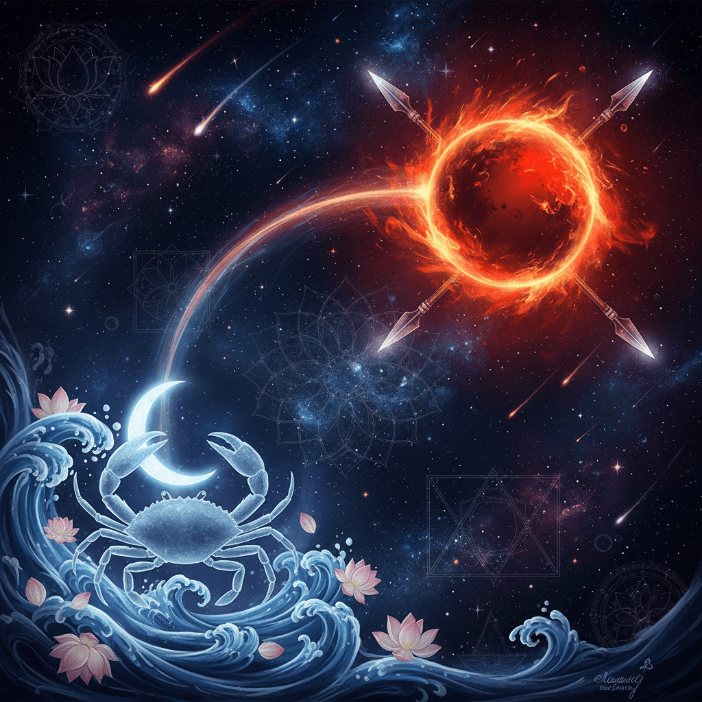 Mars Mahadasha for Kark Lagna (Cancer ascendant) — Vedic astrology composition