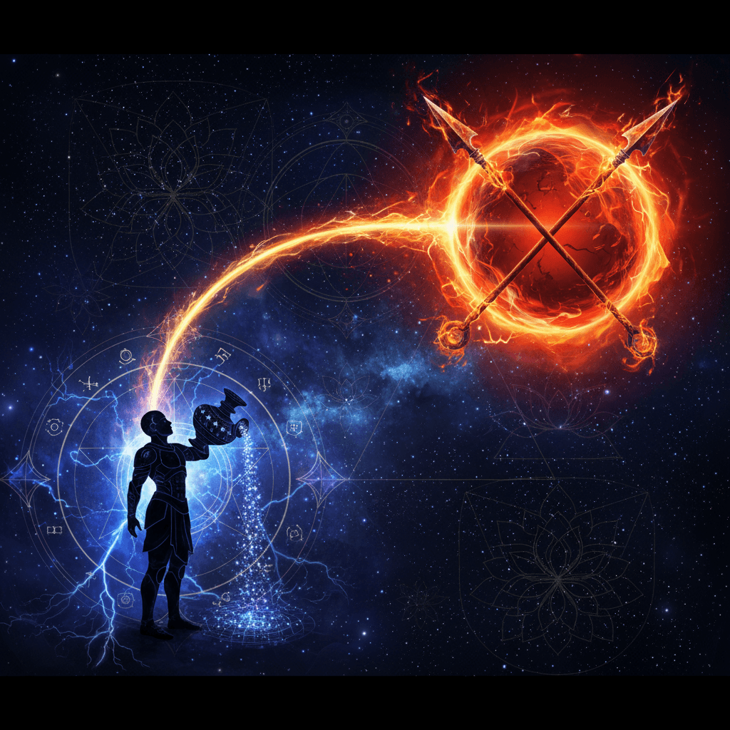 Mars Mahadasha for Kumbh Lagna (Aquarius ascendant) — Vedic astrology composition