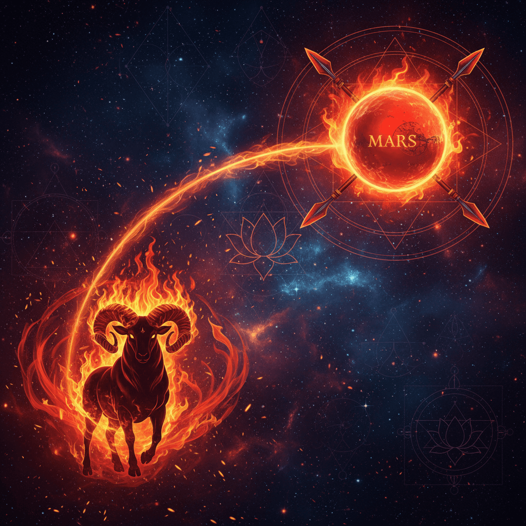 Mars Mahadasha for Mesh Lagna (Aries ascendant) — Vedic astrology composition