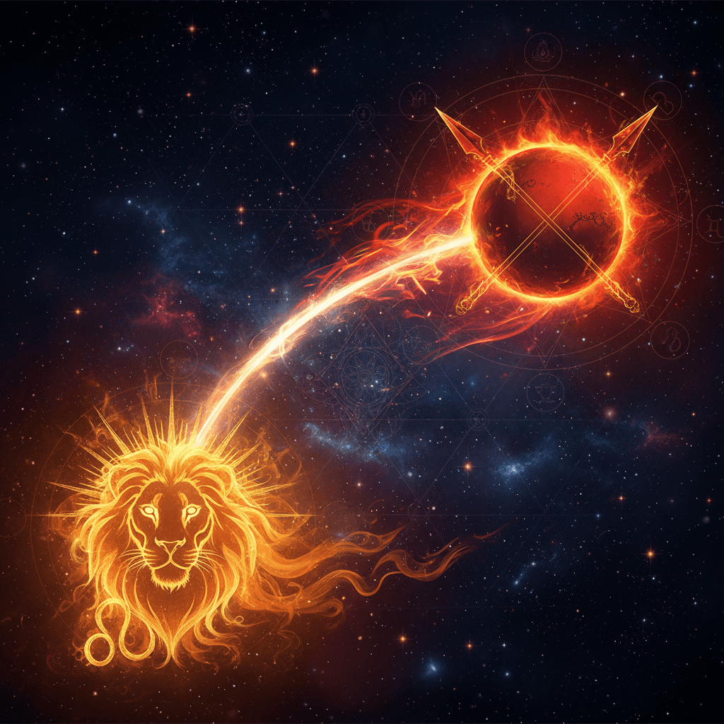 Mars Mahadasha for Simha Lagna (Leo ascendant) — Vedic astrology composition