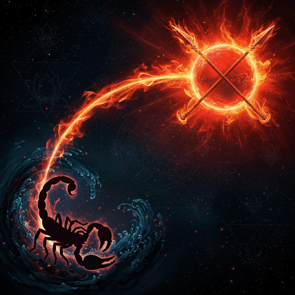 Mars Mahadasha for Vrishchik Lagna (Scorpio ascendant) — Vedic astrology composition