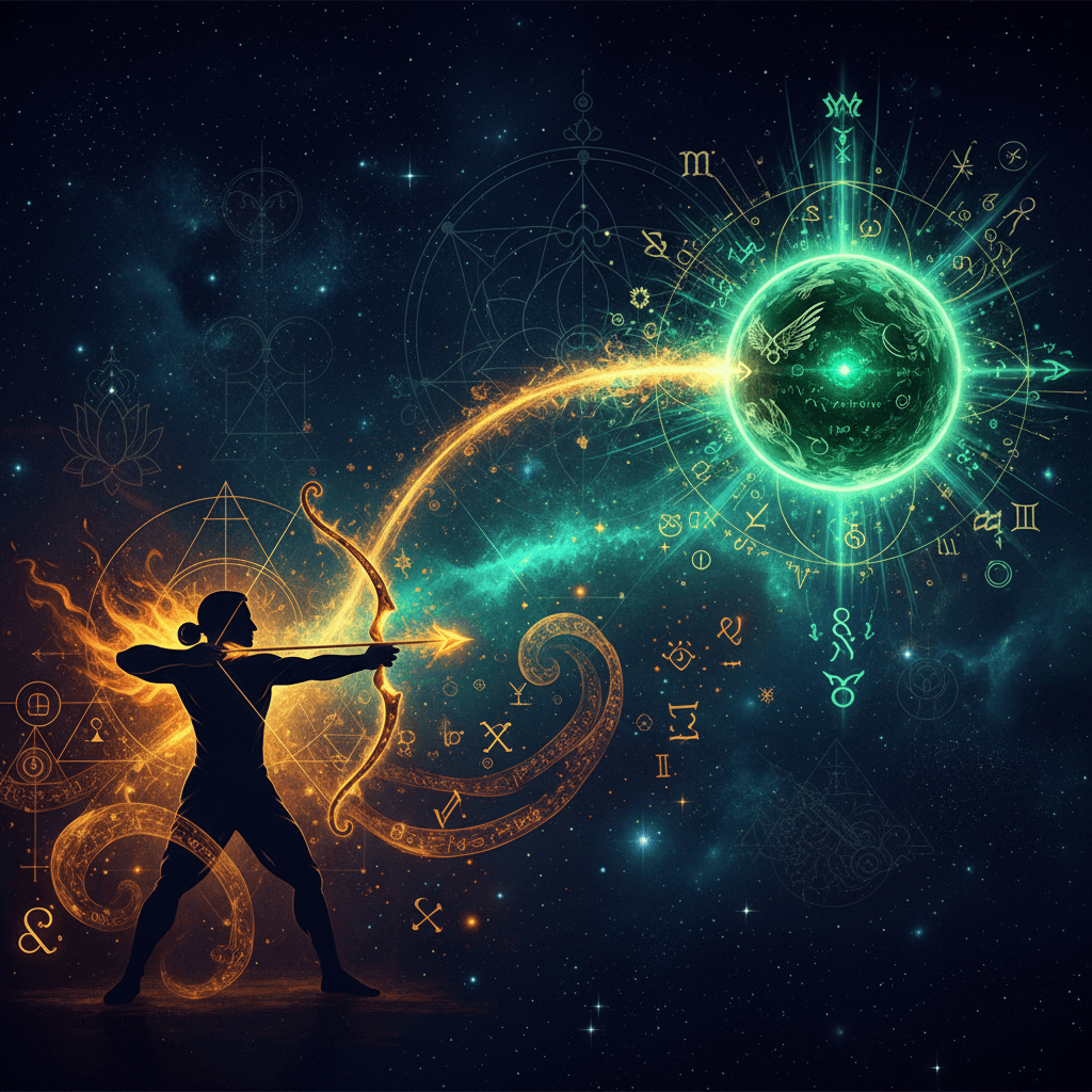 Mercury Mahadasha for Dhanu Lagna (Sagittarius ascendant) — Vedic astrology composition