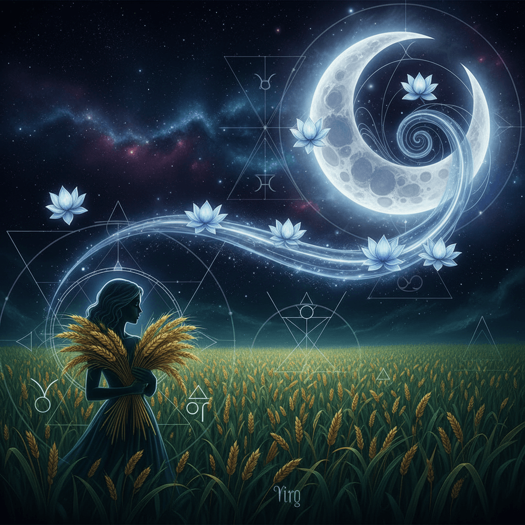 Moon Mahadasha for Kanya Lagna (Virgo ascendant) — Vedic astrology composition