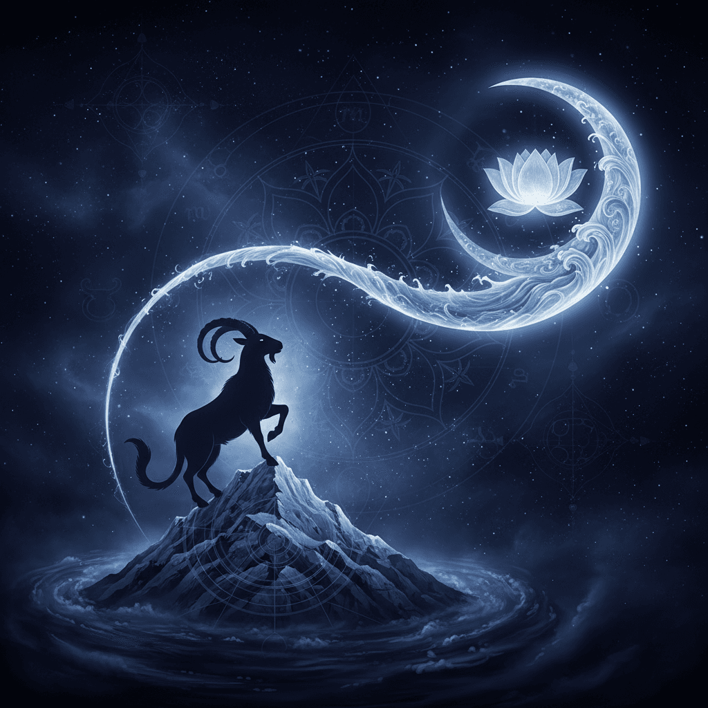 Moon Mahadasha for Makar Lagna (Capricorn ascendant) — Vedic astrology composition