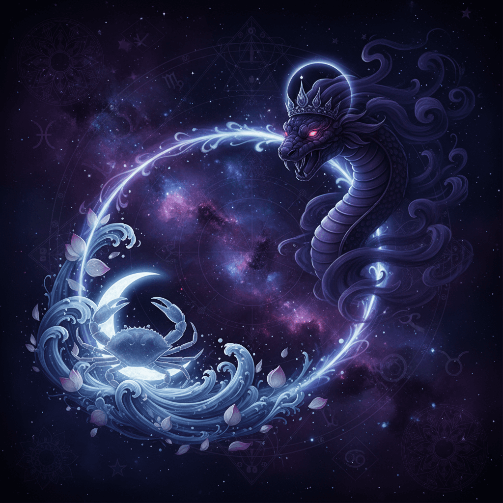 Rahu Mahadasha for Kark Lagna (Cancer ascendant) — Vedic astrology composition