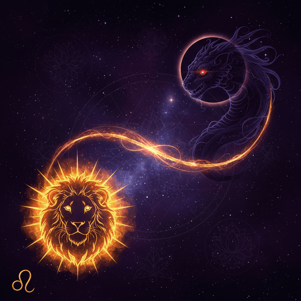 Rahu Mahadasha for Simha Lagna (Leo ascendant) — Vedic astrology composition