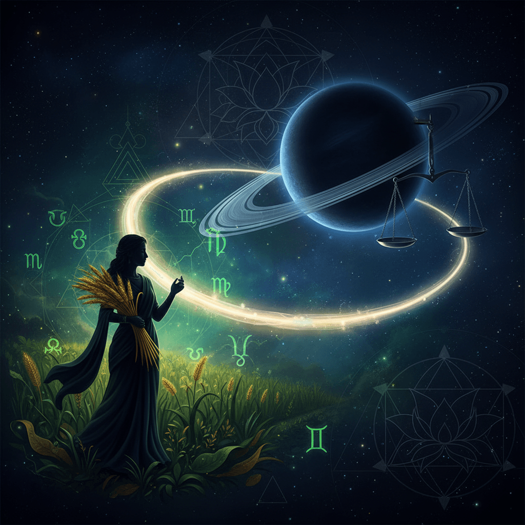 Saturn Mahadasha for Kanya Lagna (Virgo ascendant) — Vedic astrology composition