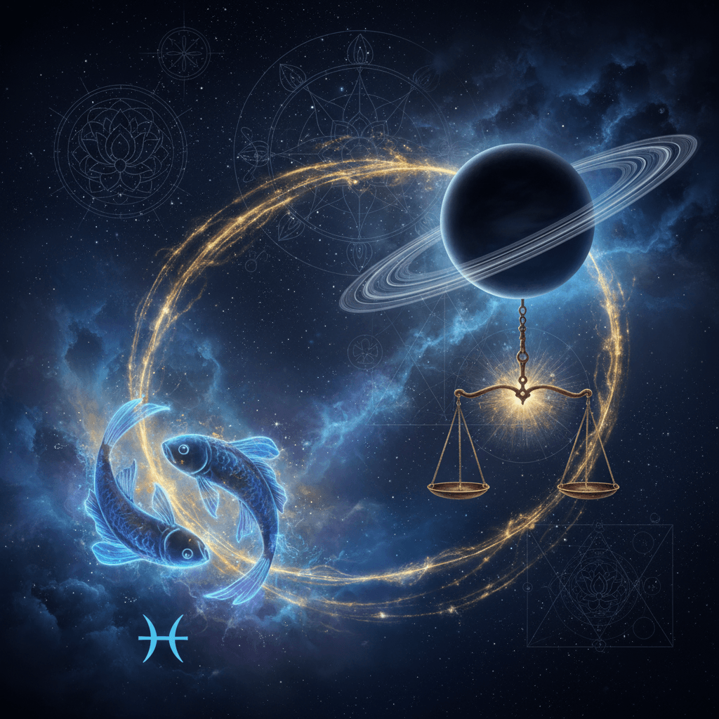 Saturn Mahadasha for Meen Lagna (Pisces ascendant) — Vedic astrology composition