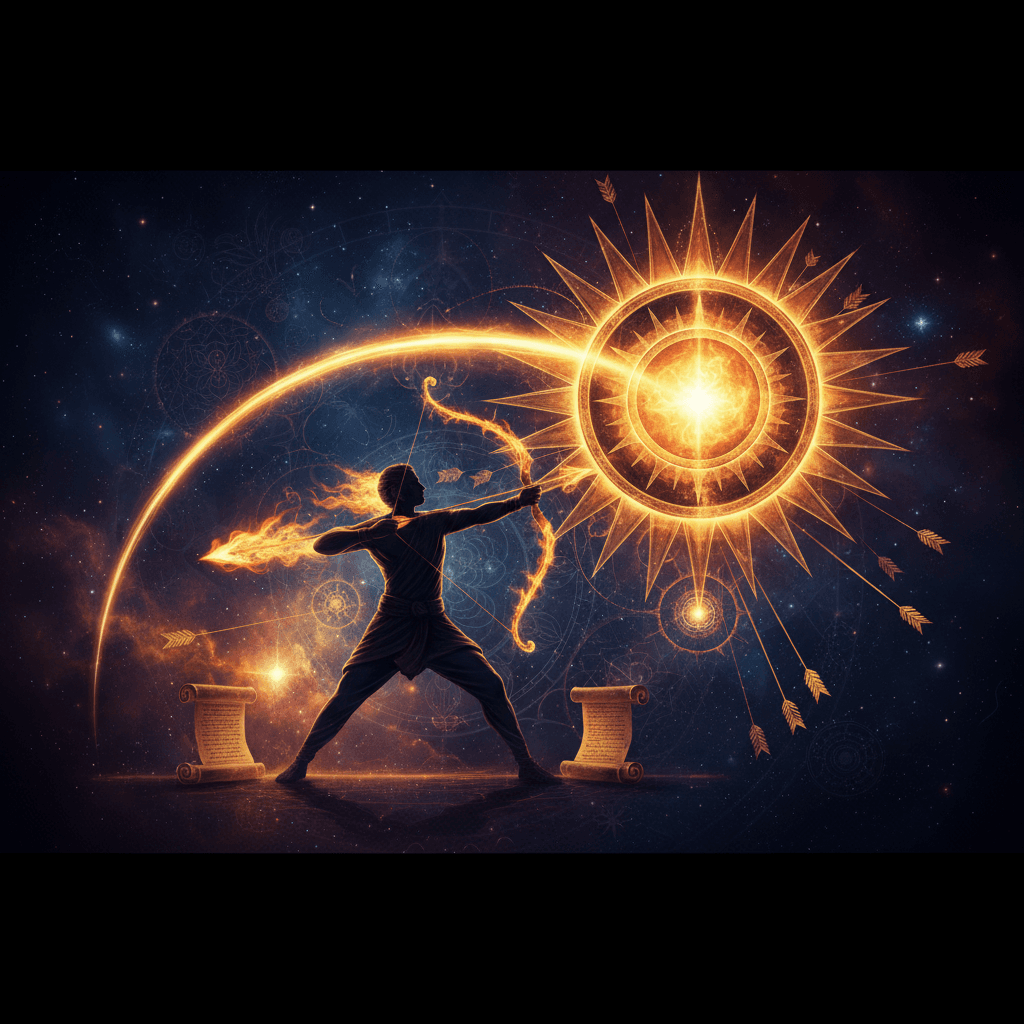 Sun Mahadasha for Dhanu Lagna (Sagittarius ascendant) — Vedic astrology composition