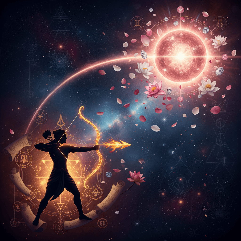 Venus Mahadasha for Dhanu Lagna (Sagittarius ascendant) — Vedic astrology composition
