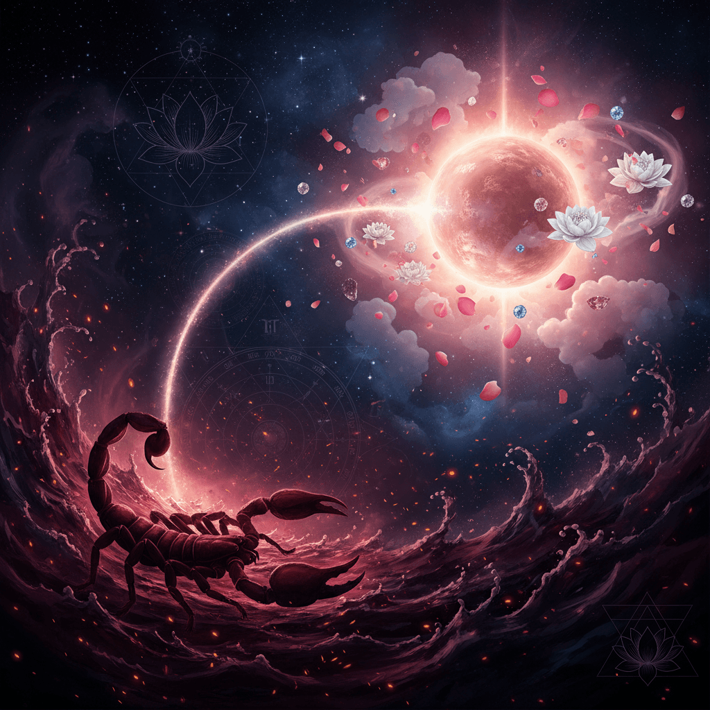 Venus Mahadasha for Vrishchik Lagna (Scorpio ascendant) — Vedic astrology composition