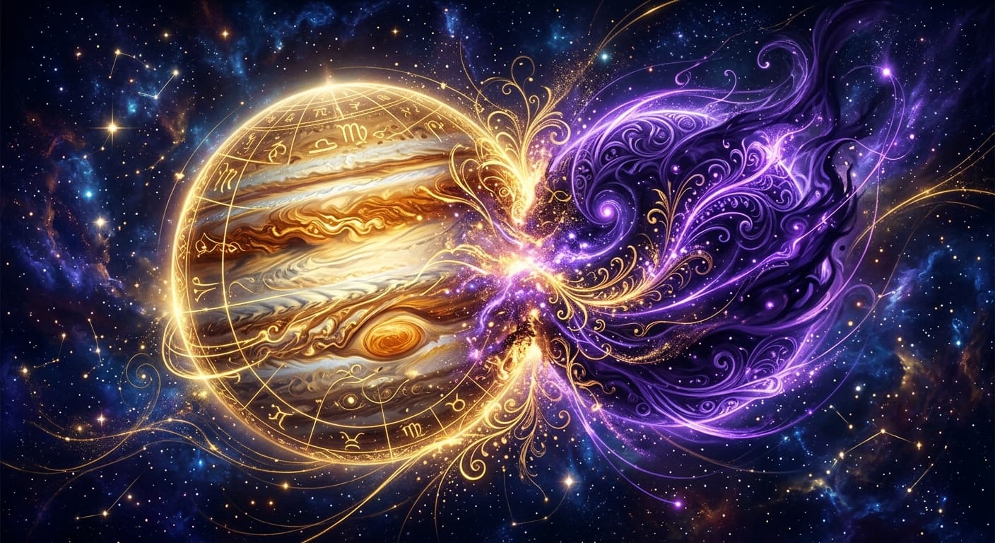 Guru Chandal Dosha Jupiter-Rahu illustration