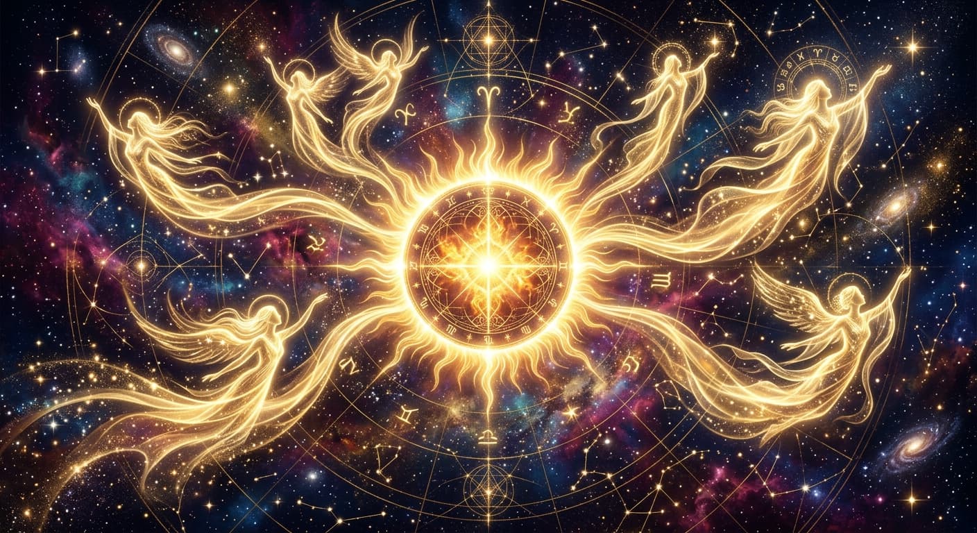 Pitra Dosha ancestral tree illustration