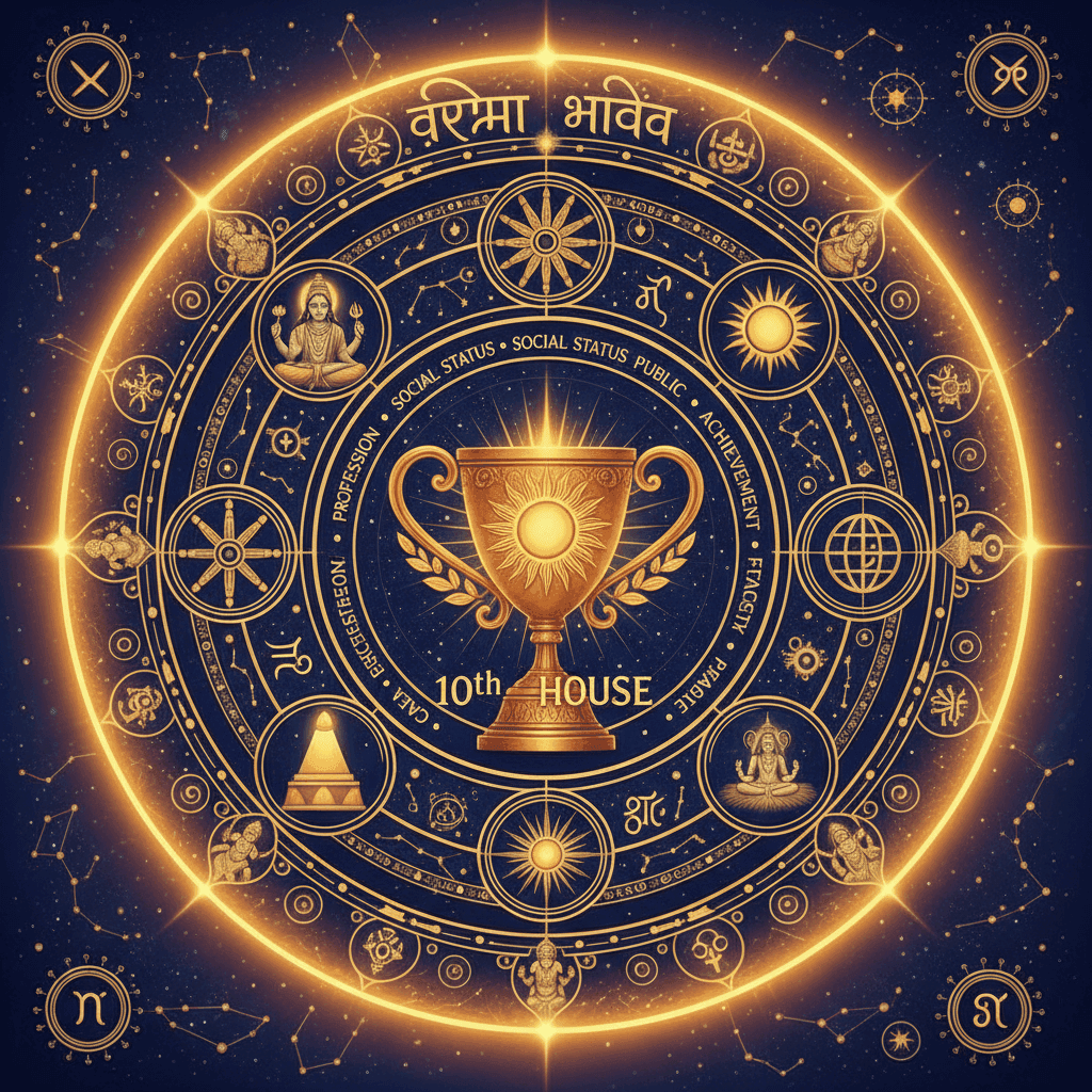 Career (दशम भाव — कर्म भाव) — 10th house Vedic astrology, ruled by Saturn