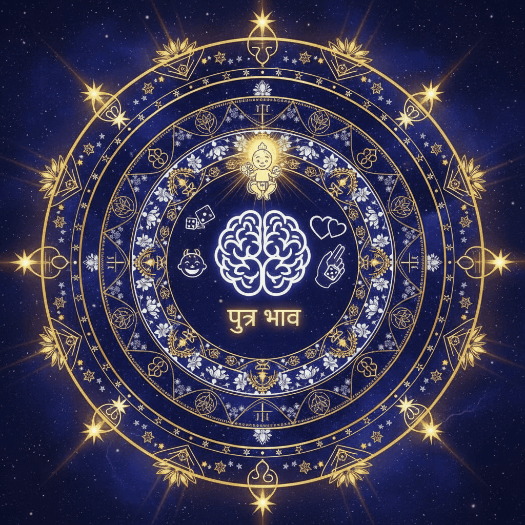 Intellect (पंचम भाव — पुत्र भाव) — 5th house Vedic astrology, ruled by Sun