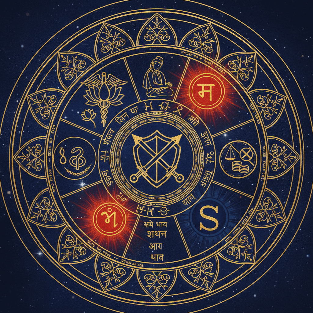 Health (षष्ठ भाव — अरि भाव) — 6th house Vedic astrology, ruled by Mercury