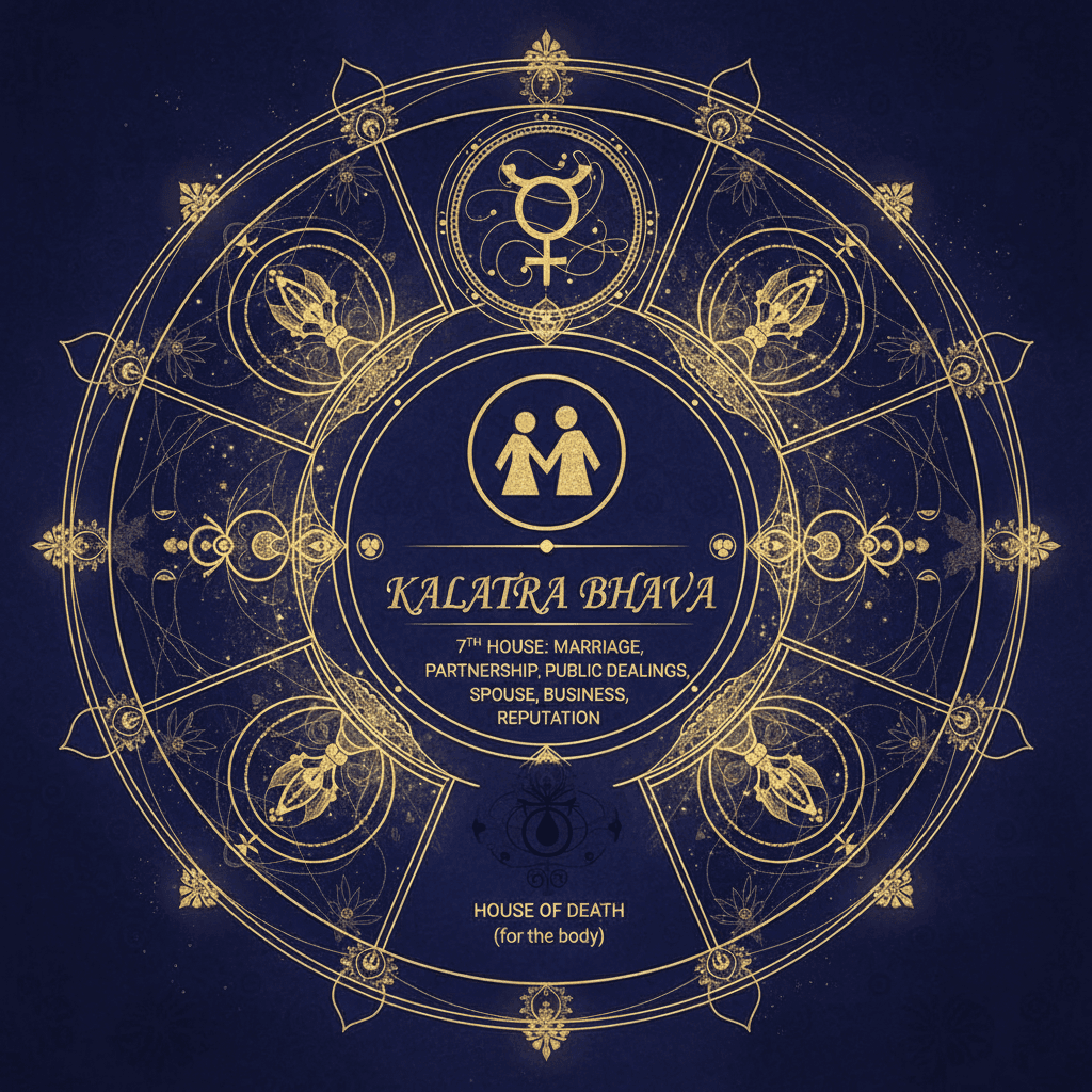 Marriage (सप्तम भाव — कलत्र भाव) — 7th house Vedic astrology, ruled by Venus