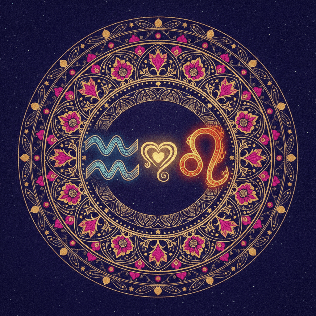 Aquarius × Leo — Your Compatibility Reading