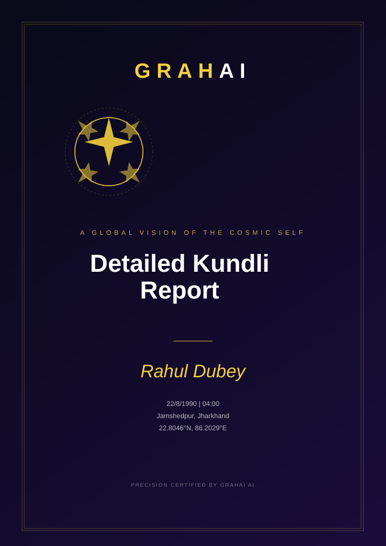 A report in your name