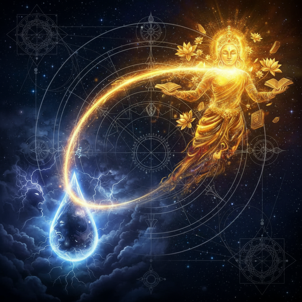 Jupiter in Ardra Nakshatra — Rudra (storm god) deity, storm, destruction for renewal, intense emotions quality, Vedic astrology effects