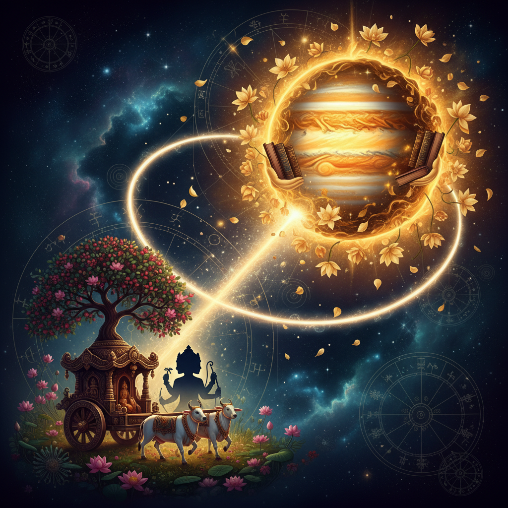 बृहस्पति रोहिणी नक्षत्र में — Brahma (creator) देवता, fertile, creative, beautiful, sensual गुण, वैदिक ज्योतिष प्रभाव