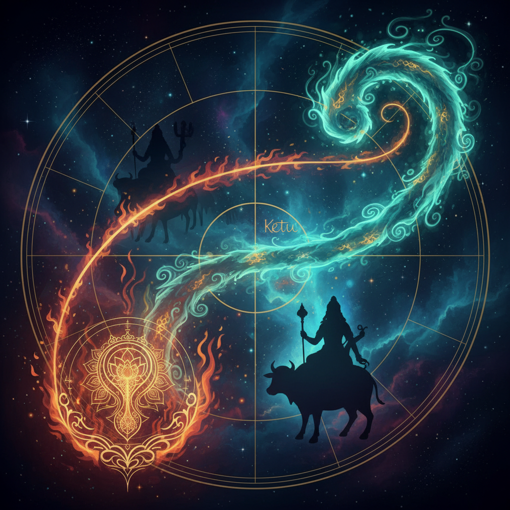 Ketu in Bharani Nakshatra — Yama (god of death and justice) deity, transformation, responsibility, intense quality, Vedic astrology effects