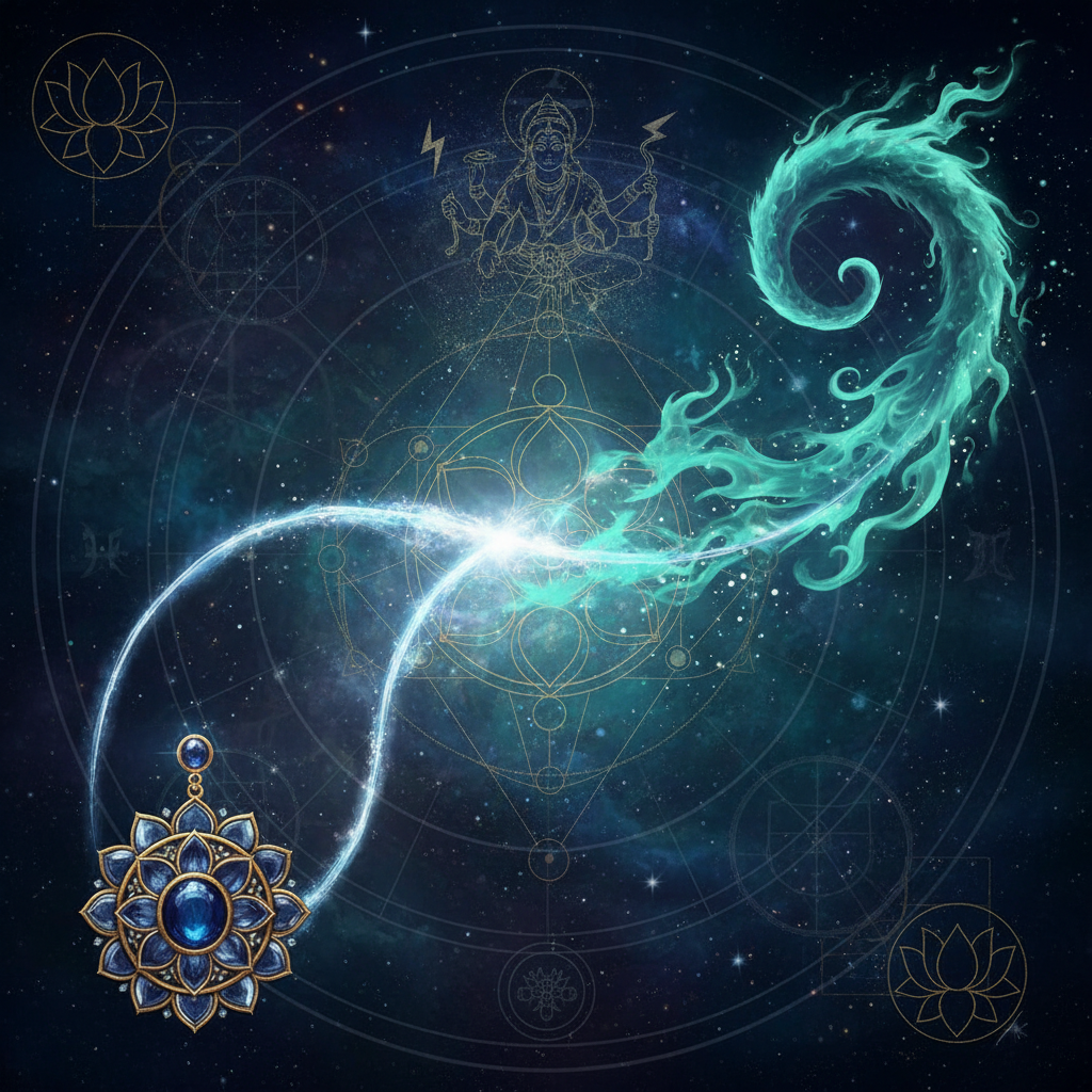 Ketu in Jyeshtha Nakshatra — Indra (king of gods) deity, seniority, power, protection, eldest quality, Vedic astrology effects