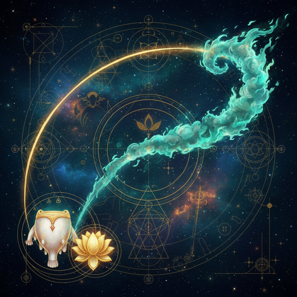 Ketu in Pushya Nakshatra — Brihaspati (Jupiter) deity, nourishing, prosperous, wise, protective quality, Vedic astrology effects