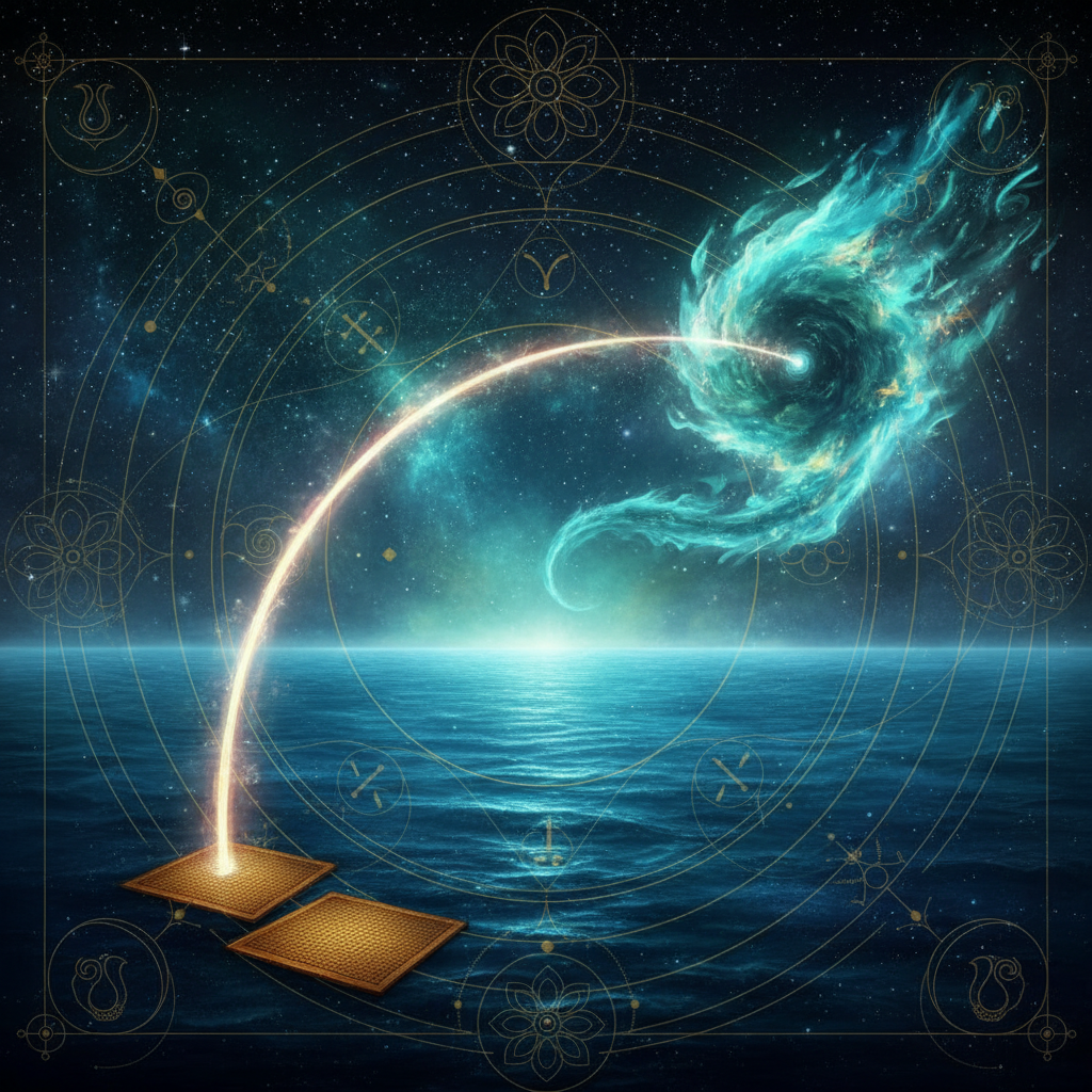 Ketu in Uttara Bhadrapada Nakshatra — cosmic forces deity, mysterious, transformative quality, Vedic astrology effects