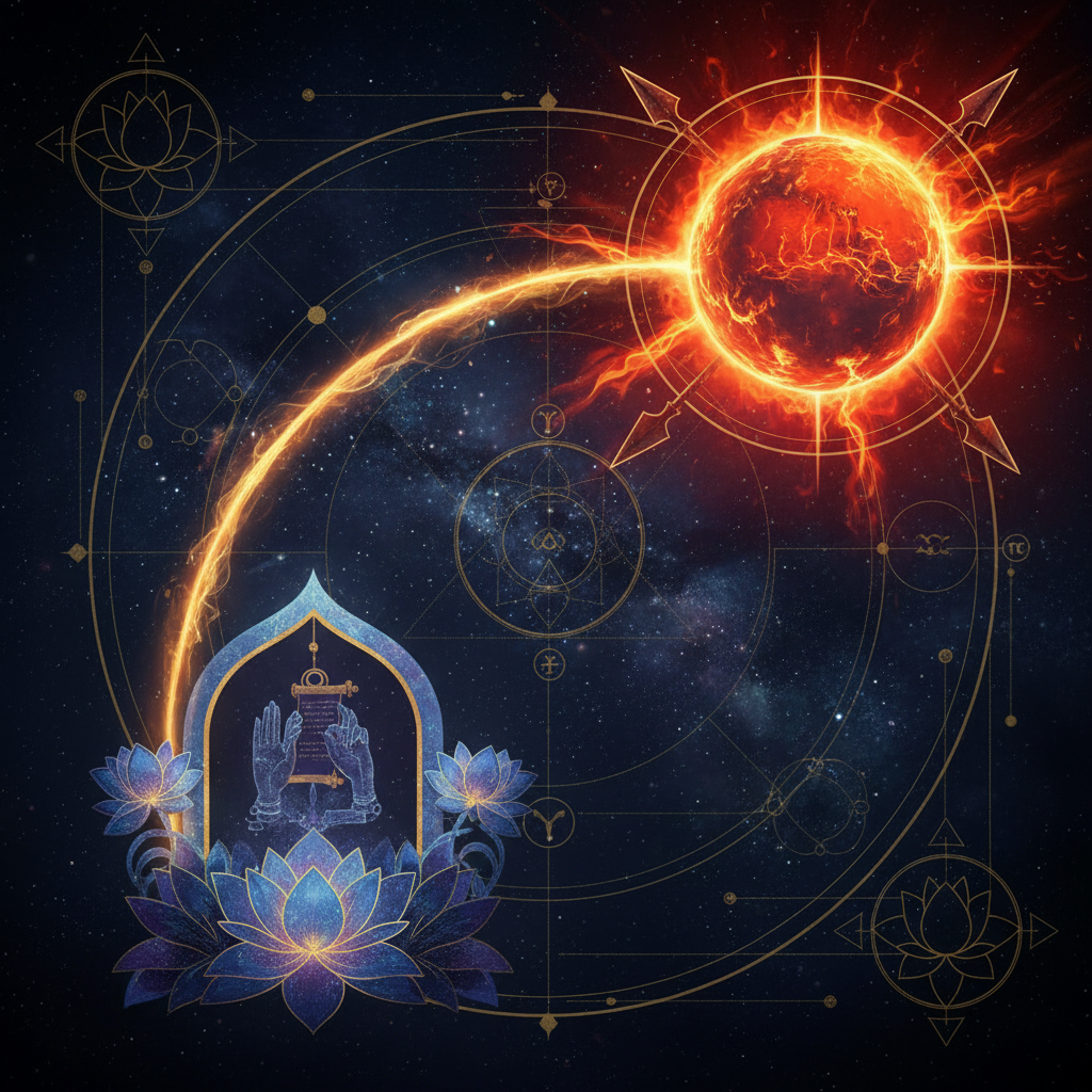 Mars in Anuradha Nakshatra — Mitra (god of friendship) deity, devoted, organized, loyal, mystic quality, Vedic astrology effects