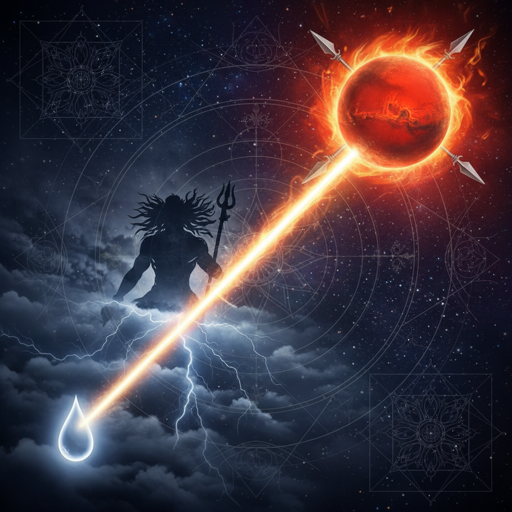కుజుడు Ardra నక్షత్రంలో — Rudra (storm god) దేవత, storm, destruction for renewal, intense emotions గుణం, వేద జ్యోతిష్య ప్రభావాలు