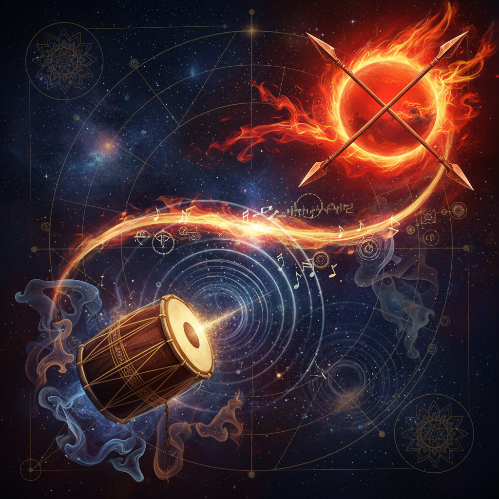 Mars in Dhanishtha Nakshatra — Ashta Vasus (8 elemental beings) deity, musical, rhythmic, wealthy, swift quality, Vedic astrology effects