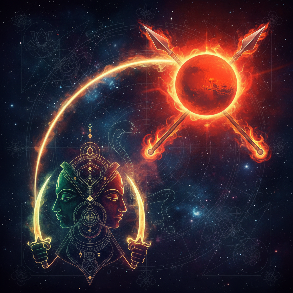 मंगल पूर्व भाद्रपद नक्षत्र में — cosmic forces देवता, mysterious, transformative गुण, वैदिक ज्योतिष प्रभाव