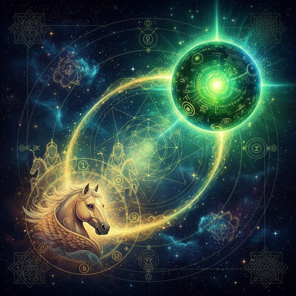 Mercury in Ashwini Nakshatra — Ashwini Kumaras (divine physicians) deity, swift, healing, new beginnings quality, Vedic astrology effects