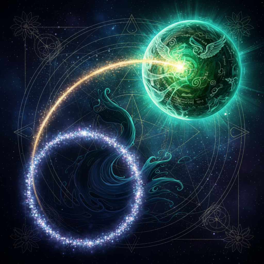 Mercury in Shatabhisha Nakshatra — Varuna (cosmic order, water) deity, healing, mysterious, independent, scientific quality, Vedic astrology effects