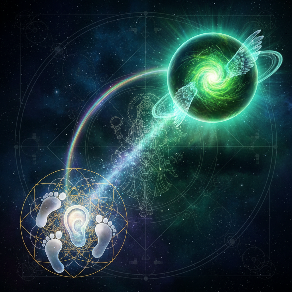 Mercury in Shravana Nakshatra — Vishnu (preserver) deity, learning, listening, communication, connection quality, Vedic astrology effects