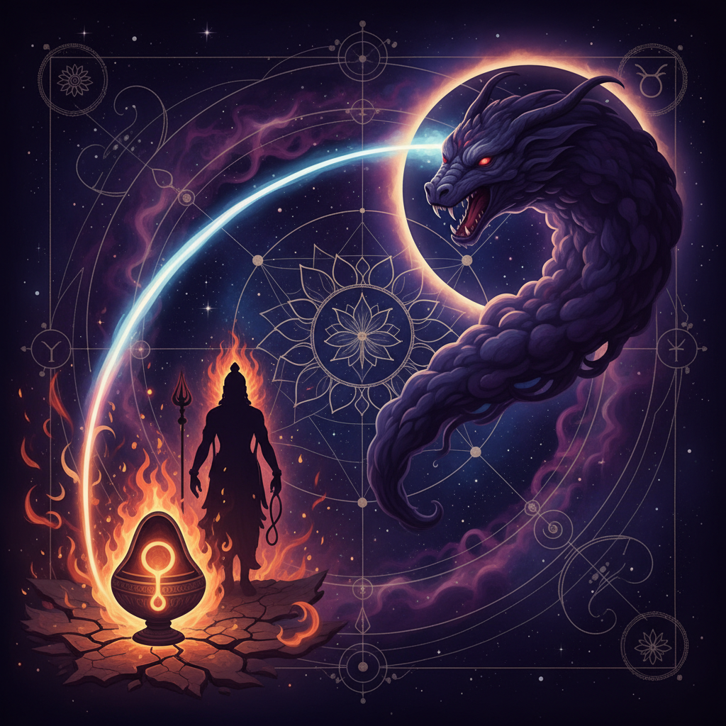 राहु भरणी नक्षत्र में — Yama (god of death and justice) देवता, transformation, responsibility, intense गुण, वैदिक ज्योतिष प्रभाव