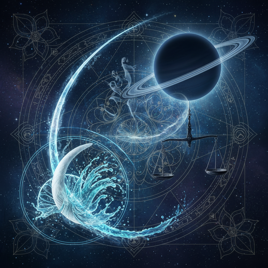 शनि पूर्वाषाढ़ा नक्षत्र में — cosmic forces देवता, mysterious, transformative गुण, वैदिक ज्योतिष प्रभाव
