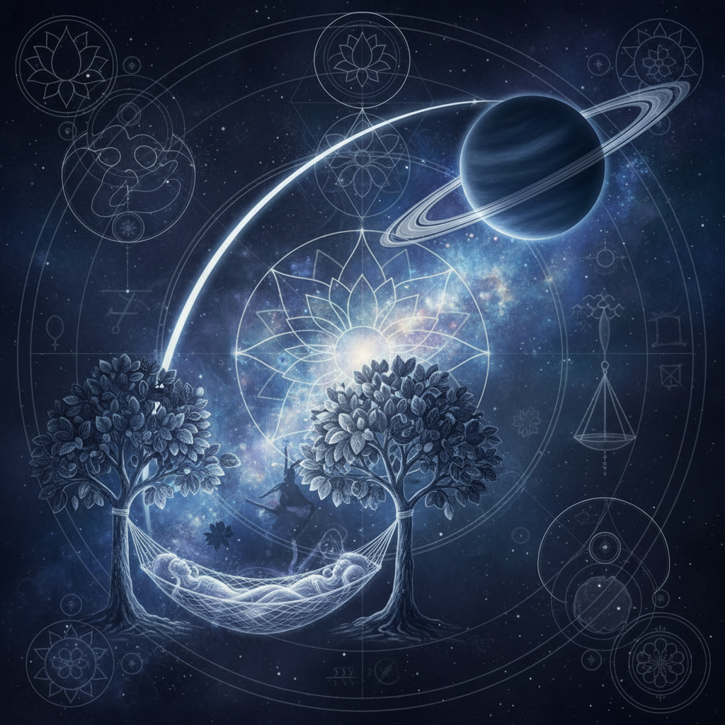 Saturn in Purva Phalguni Nakshatra — cosmic forces deity, mysterious, transformative quality, Vedic astrology effects