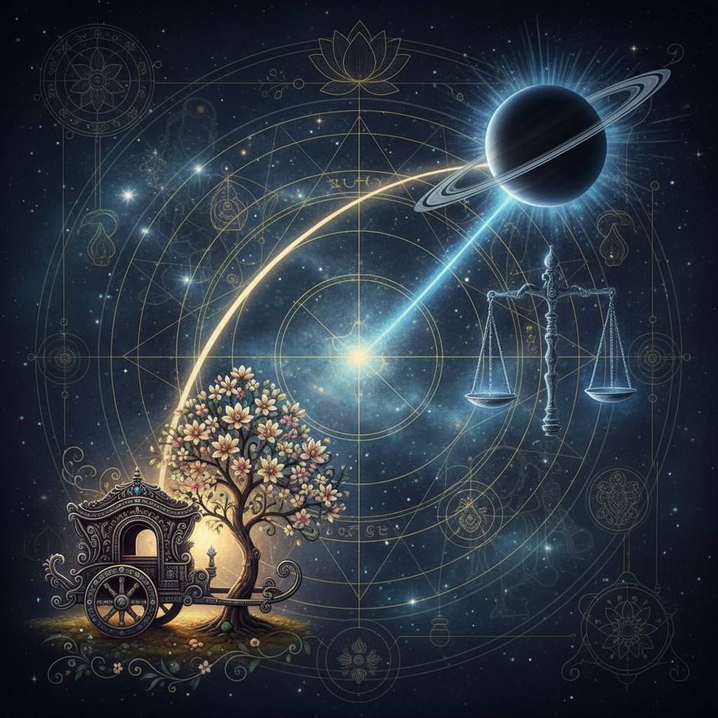 शनि रोहिणी नक्षत्र में — Brahma (creator) देवता, fertile, creative, beautiful, sensual गुण, वैदिक ज्योतिष प्रभाव