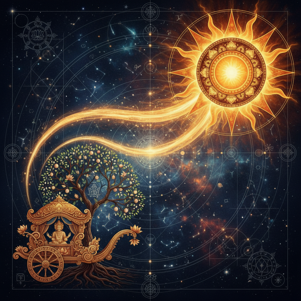 సూర్యుడు Rohini నక్షత్రంలో — Brahma (creator) దేవత, fertile, creative, beautiful, sensual గుణం, వేద జ్యోతిష్య ప్రభావాలు