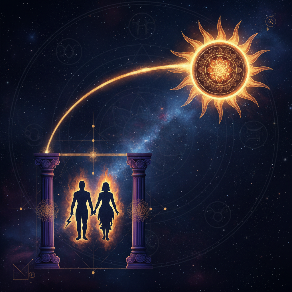 Sun in Vishakha Nakshatra — Indra and Agni deity, determined, purposeful, ambitious, dual nature quality, Vedic astrology effects